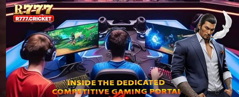Inside the dedicated competitive gaming portal